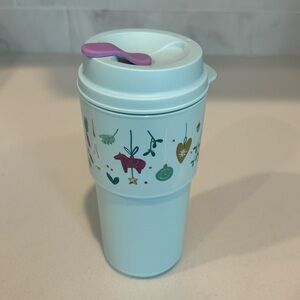 Tupperware 16oz Reuseable Holiday Tumbler